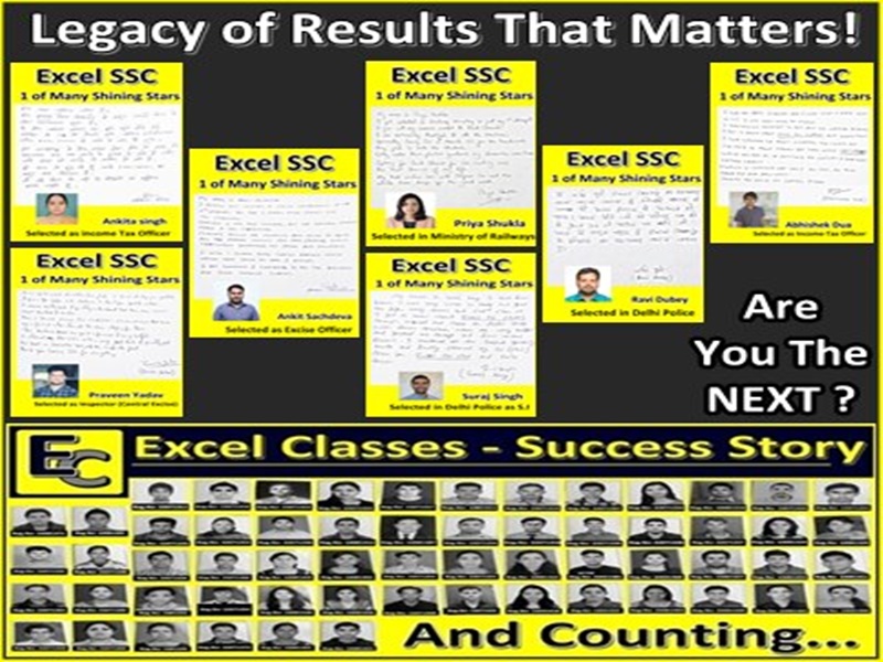 EXCEL NRA CET Coaching Results